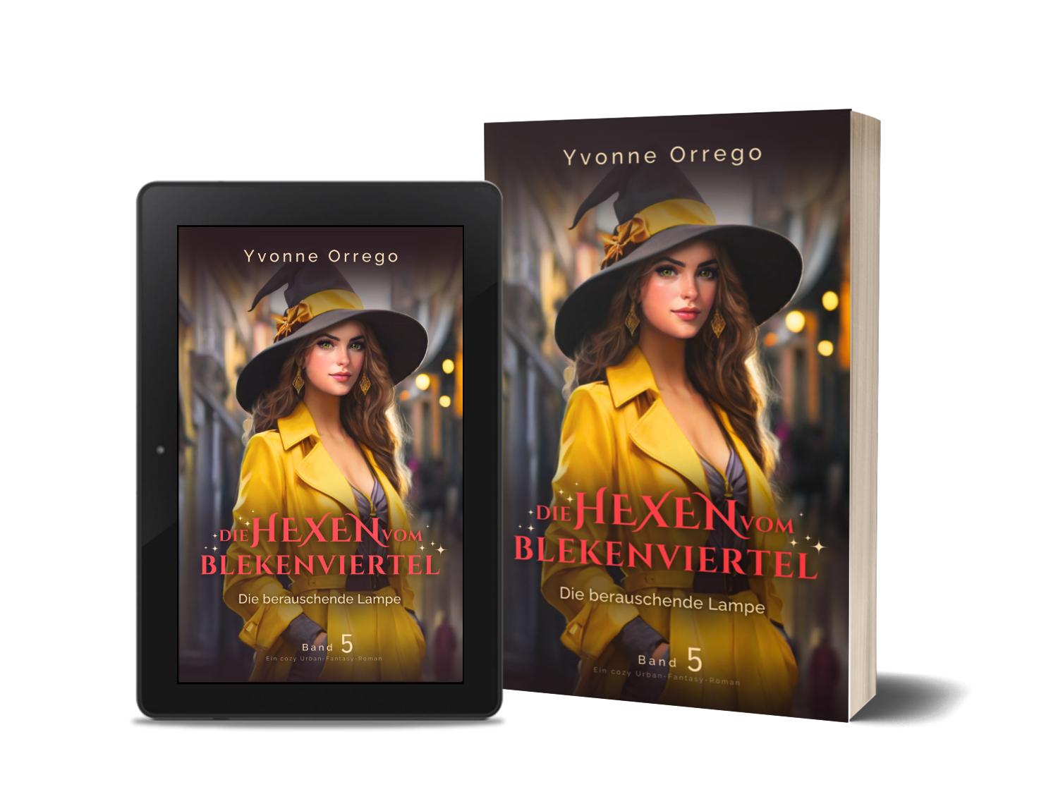 Hexenfantasy, Urban-Fantasy, Cover von E-Bok und Taschenbuch