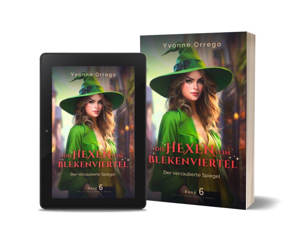 Cover vom 6. Band von "Die Hexen vom Blekenviertel, cozy Urban-Fantasy mit Hexen
